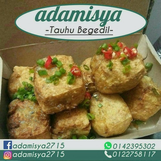 Tauhu Begedil (ayam/daging)