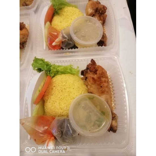 Nasi ayam madu paris